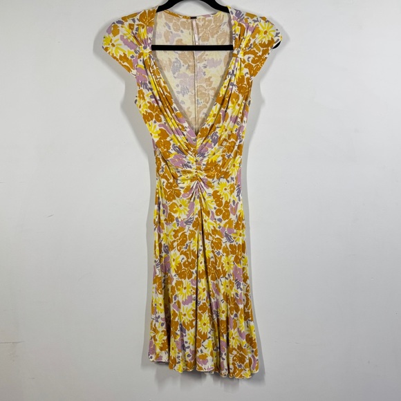 Free People Floral Print Key to Your Heart Size XS Boho Spring Romantic Dress - Picture 3 of 13